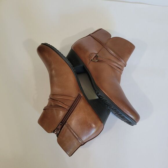 Abeo Maya Ankle Boots Loafers Brown Sz 8.5N - Picture 3 of 11